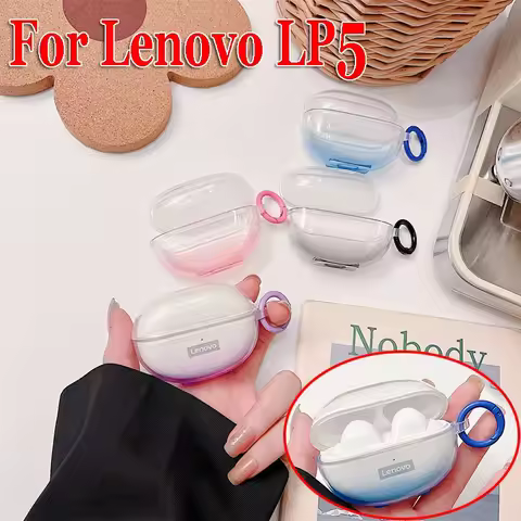 Fashion Cover for Lenovo LP5 Case Bluetooth Earphone Protective Cute Color Lenovo Funda Earphone LP 