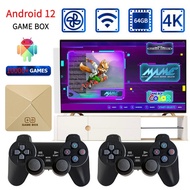 GAME  Game Console Android 12 2023 H313 HD 4K 3D 10000  R Games WIFi 2.4G video game tv  dual system Home Theater iptv