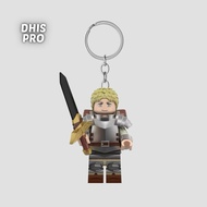 GANTUNGAN Dhis Project LEGO Minifigure Laios Marcille Dungeon Meshi Keychain