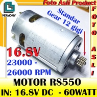 DINAMO RS-550 MOTOR RS550 RS 550 DYNAMO BOR TANGAN CORDLESS