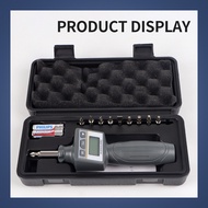 ตัวขับสกรูแรงบิดแบบดิจิตอลพร้อมหัวแรงบิดแบบถอดเปลี่ยนได้ 10 ชิ้นไขควงดิจิตอลเครื่องมือช่าง DNS-8N.m