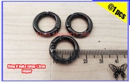 AKSESORIS TAS WANITA RING O BUKA TUTUP TAS UKURAN 1.3 CM (1 PCS) TEBAL IMPORT - RING BULAT BUKA TUTU