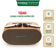 Loa Karaoke Xách Tay Nanomax K-05 Bass Đôi 16cm Công Suất 320w/max Karaoke Bluetooth