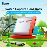 Llano Switch Video Capture Card Switch Portable Dock Live Streaming Video Recording USB 3.0 1080P 60