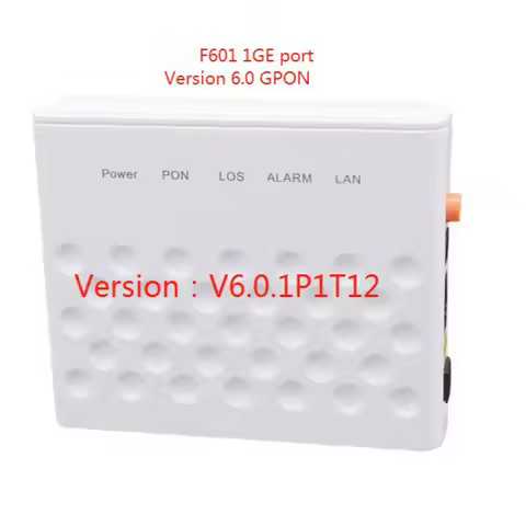 100% Original New ZXHN F601 1GE port Version 6.0 GPON Terminal ONT Optical Terminal 1GE Port Novo