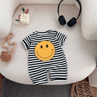 Body đùi kẻ ngang bé trai 4-10kg. Bodysuit mùa hè chất liệu cotton bé trai. Stella Boutique