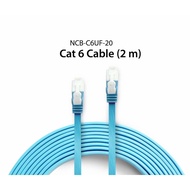 D-Link Cat6 Flat Ethernet Cable 2M RJ45 LAN Network Cable High Speed Gigabit Internet Patch Cord D-N