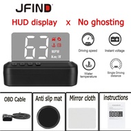 HUD C100 OBD2 Car LCD Head-Up Display Multifunction Gauge Scanner for Honda Toyota Car Engine Fault 