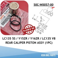 Yamaha Original LC135 5S / LC138 V8 FI / Y15ZR / Y16ZR Rear Caliper Belakang Piston Assy - 50C-W0057