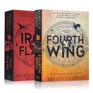 Fourth Wing & Iron Flame (Empyrean, Book1&2 ) By Rebecca Yarros Fantasy Thriller Novel English Book
