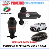 PERODUA AXIA / MYVI NEW GEN3 2018 Washer Tank Pump Motor HIGH QUALITY Plug & Play Air Viper