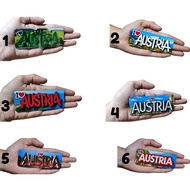 AUSTRIA RECTANGLE SOUVENIR RUBBER REF MAGNET