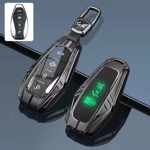 For Hongqi HS5 H5 H6 H9 EH7 HS7 H7 L5 HS3 L9 HQ9 Car Smart Remote Key Case Protection Cover Key Shel
