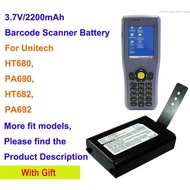 Cameron Sino 2200mAh Barcode Scanner Battery for Unitech HT680, HT682, PA690, PA692, HT680 Rugged Ha
