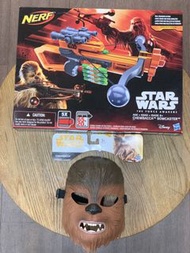 STAR WARS Chewbacca Mask + NERF Bowcaster 星球大戰侏兒面具及玩具弩Halloween Costume