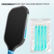 FRANCISCALFO 4Pcs Pickleball Paddle Weight Tape, Universal Wear-Resistant Paddle Balance Sticker, Co