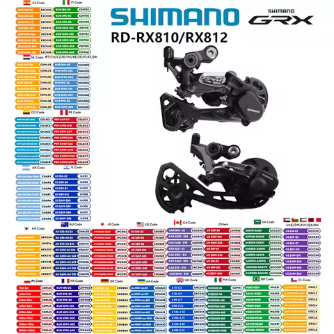 Shimano GRX RX812 RX810 RX800 RX817 RD 11 Speed GS Long Cage Road Bike Rear Derailleur for RX800 R80