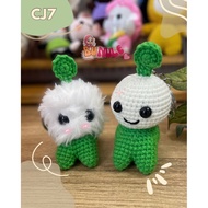 GANTUNGAN CJ7 knitted amigurumi doll keychain