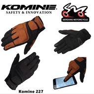 PH Komine GK227 Gloves Waterproof Gloves for Motorcycle Full Finger Gloves Touch Screen Komine Glove