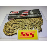 SSS CHAIN 428 HSBT 140L GOLD COLOR ORIGINAL SSS CHAIN THICKNESS 428 LENGTH 140L