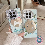 Lovely Rabbit Mirror Casing For Vivo IQOO Z10 Z9 Turbo+ Z9X Z9s Pro U5E U5X U5 U3 U3X Z5X Z3 Z1 5G 4