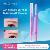 Rock Sweet 2-Headed Eyebrow Razor, Mini Eyebrow Trimmer, Eyebrow Shaping Tool