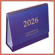 Coil Binding Agenda Planner Daily Desk Table Calendar 2026 Standing 2025-2026 daneuo