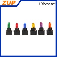 ZUP 10PCS T5.5 Led Bulb W1.2WCar Interior Lights Dashboard Heating Indicator Wedge Auto Instrument L