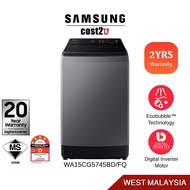 Samsung 13.5kg Inverter Smart Top Load Washing Machine | WA15CG5745BDFQ  LTLH3MVJWT (Mesin Cuci Wash