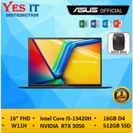 ASUS K3605V-CRP2008WS ( Intel Core i5-13420H / 16gb DDR4 RAM / RTX3050 / SSD 512GB / 16''FHD / W11H 