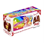 🦄 ไข่เซอร์ไพรส์ ยูนิคอร์น มิลค์ช็อกโกแลต | Zaini Unicorns Milk Chocolate Surprise eggs 3x20g