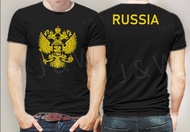 Kaos russia rusia bukan jersey logo hitam baju fans bola piala du
