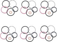 for CAT Caterpillar 3126B Diesel Fuel Injector 0R9350 O-Ring Seal Kit- Set of 6