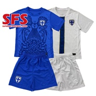 【SFS】 2025-26 Finland Jersey Football Soccer Jersey Kid and Adult  Kit（Top+shorts）