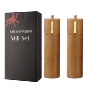 Kitchen Pepper Grinder Wooden Grinder Pepper Spice Manual Grinder Pepper Grinder Seasoning Bottle Pe