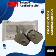 3M 6051 Organic Vapor Cartridge (O) FOR 6200 / 7502 / 6800 / 6502QL