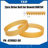 TASP 2pcs Poly V-Belt Replacement PU 9PJ Drive Belt for Dewalt DW734 TYPE 1 12-1/2" Planer