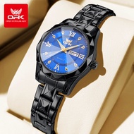 OPK นาฬิกา ผู้หญิง กัน น้ำ สายสแตนเลส ลำลอง 100% ของแท้ ใหม่ ธุรกิจ ส่องสว่าง นาฬิกาควอตซ์