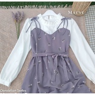 HAGIA DRESS OVERALL KOREAN LOOK CRINGKLE AIRFLOW