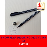Snowman DRAWING PEN FT 700 0.4