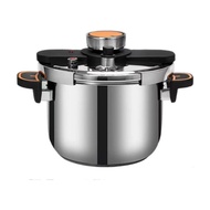 Pressure Cooker Stainless Steel6LHousehold  Fast Stew Soup Pressure Cooker Induction Cooker Gas Stove Universal Explosion-Proof Pressure Cooker