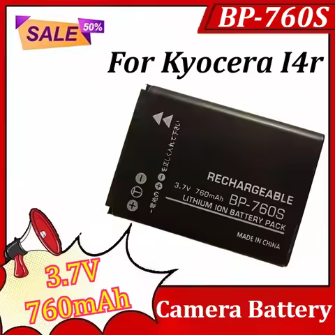 BP-760S 3.7V 760mAh Camera Battery for Kyocera I4r Replacement Battery