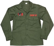 美軍公發 USN 海軍 Swamp Rats Riverine Squadron 15 OG-507 勤務襯衫 工作衫