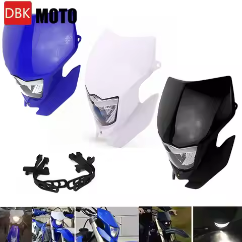Enduro Headlight for Yamaha WR250R WR250F 450 TTR225 230 YZ 250/400/450 MX Supermoto Headlight Assem