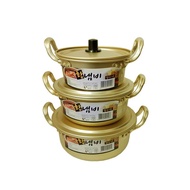 Korea Ramen pot gold Korean Style Yellow Aluminum pot Influencer Ramen pot Instant Noodle pot Korean