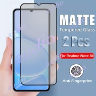 Realme Note 80 4G Full Cover Matte Tempered Glass For realme Note 80 80x Note80 Note80x 4G 2026 Anti
