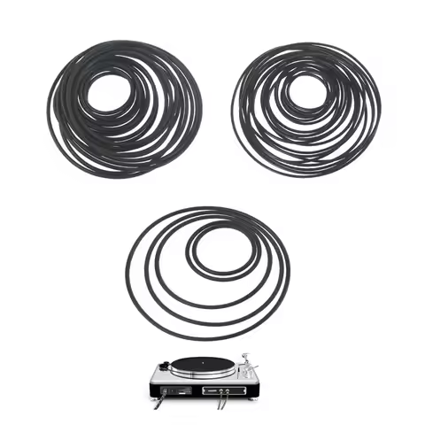 10/20/50/100Pcs Round Cassette Tape Machine Belt 1/1.2/1.5mm Assorted Common Round Rubber Belt for R