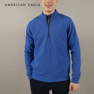 American Eagle 24/7 Venture Out Thermal Quarter Zip T-Shirt เสื้อยืด ผู้ชาย แขนยาว (EMTS 017-3380-41