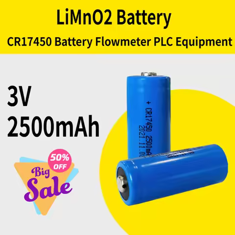 NEW CR17450 3V 2500mah Column Lithium Manganese Battery Intelligent Water Meter Instrument, Battery