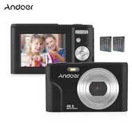 Andoer Portable Digital Camera 48MP 1080P 2.4-inch IPS Screen 16X Zoom Auto Focus Self-Timer 128GB E